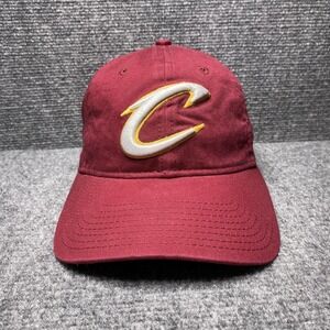 Cleveland Cavaliers Hat Cap Strap Back NBA Basketball Maroon Gold Mens New Era